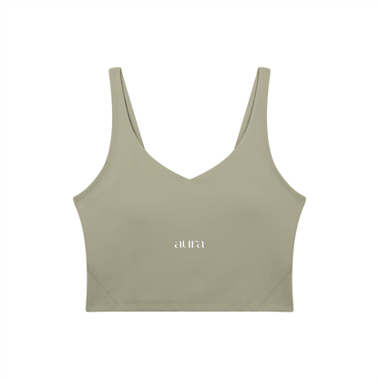 Women's V-Neck Yoga Sports Bra