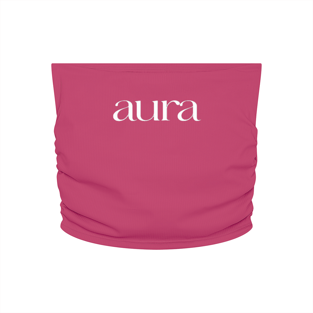Women’s Ruched Cropped Yoga Tube Top