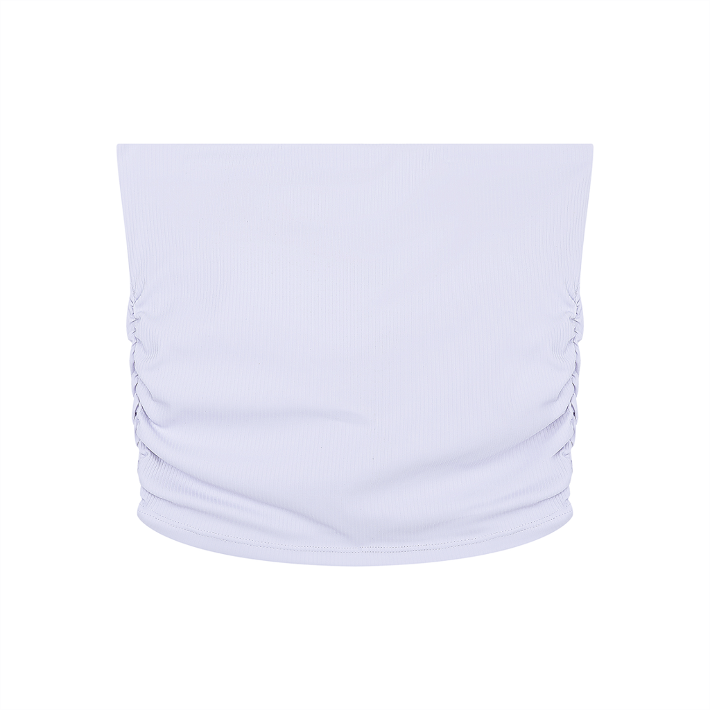 Women’s Ruched Cropped Yoga Tube Top